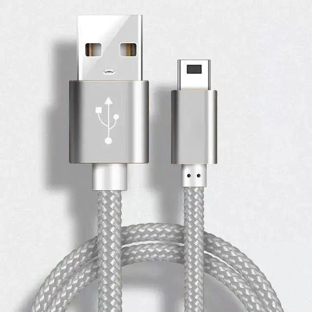 NNBILI 2M/1.5M/1M/0.25M Mini USB Cable Mini USB to USB Fast Data Charger Cable for MP3 MP4 Player Car DVR GPS Digital Camera HDD