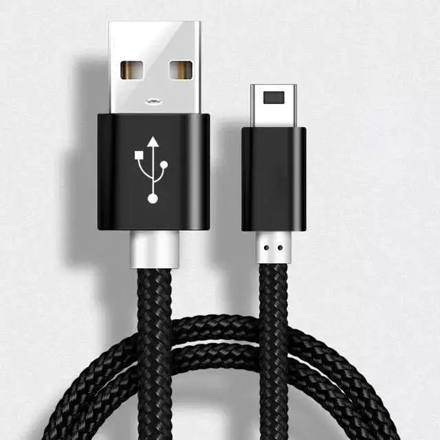 NNBILI 2M/1.5M/1M/0.25M Mini USB Cable Mini USB to USB Fast Data Charger Cable for MP3 MP4 Player Car DVR GPS Digital Camera HDD