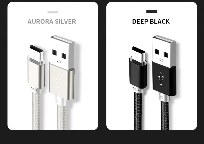 NNBILI 2M/1.5M/1M/0.25M Mini USB Cable Mini USB to USB Fast Data Charger Cable for MP3 MP4 Player Car DVR GPS Digital Camera HDD